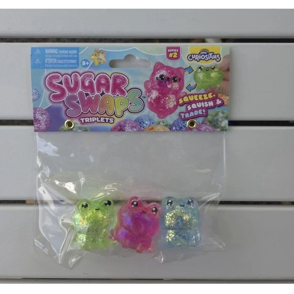 VIRAL - Frog Sugar Swaps Triplets Squishy - by Orb Curiosities - FROGS - Picture 2 of 3